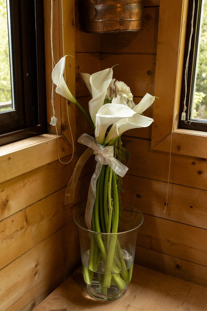 wedding bouquet detail